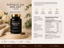 Load image into Gallery viewer, Designer Health - Tongkat Ali + Shilajit