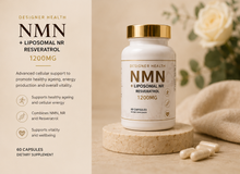 Load image into Gallery viewer, Designer Health NMN | Advanced Cellular Energy &amp; Healthy Ageing Formula
