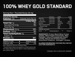 GOLD STANDARD 100% WHEY 2.3Kg
