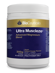 Magnesmium is essential for muscle contraction and relaxation. Ultra Muscleze by Bioceuticals may assist with muscle cramping which can improve performance in the gym or outdoor training. In addition, it can assist with heat health as well as prementrual cramps.