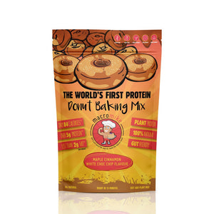 MACROMIKE DONUT BAKING MIX MAPLE CINNAMON WHITE CHOC CHIP