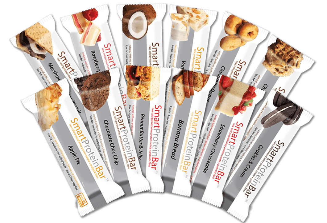 SMART PROTEIN BAR BOX OF 12 - ARE AVAILABLE AGAIN!!